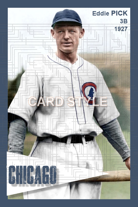 Eddie Pick - 1927 Chicago Cubs - choose a size & style