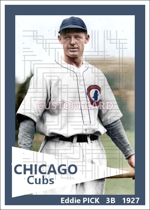 Eddie Pick - 1927 Chicago Cubs - choose a size & style