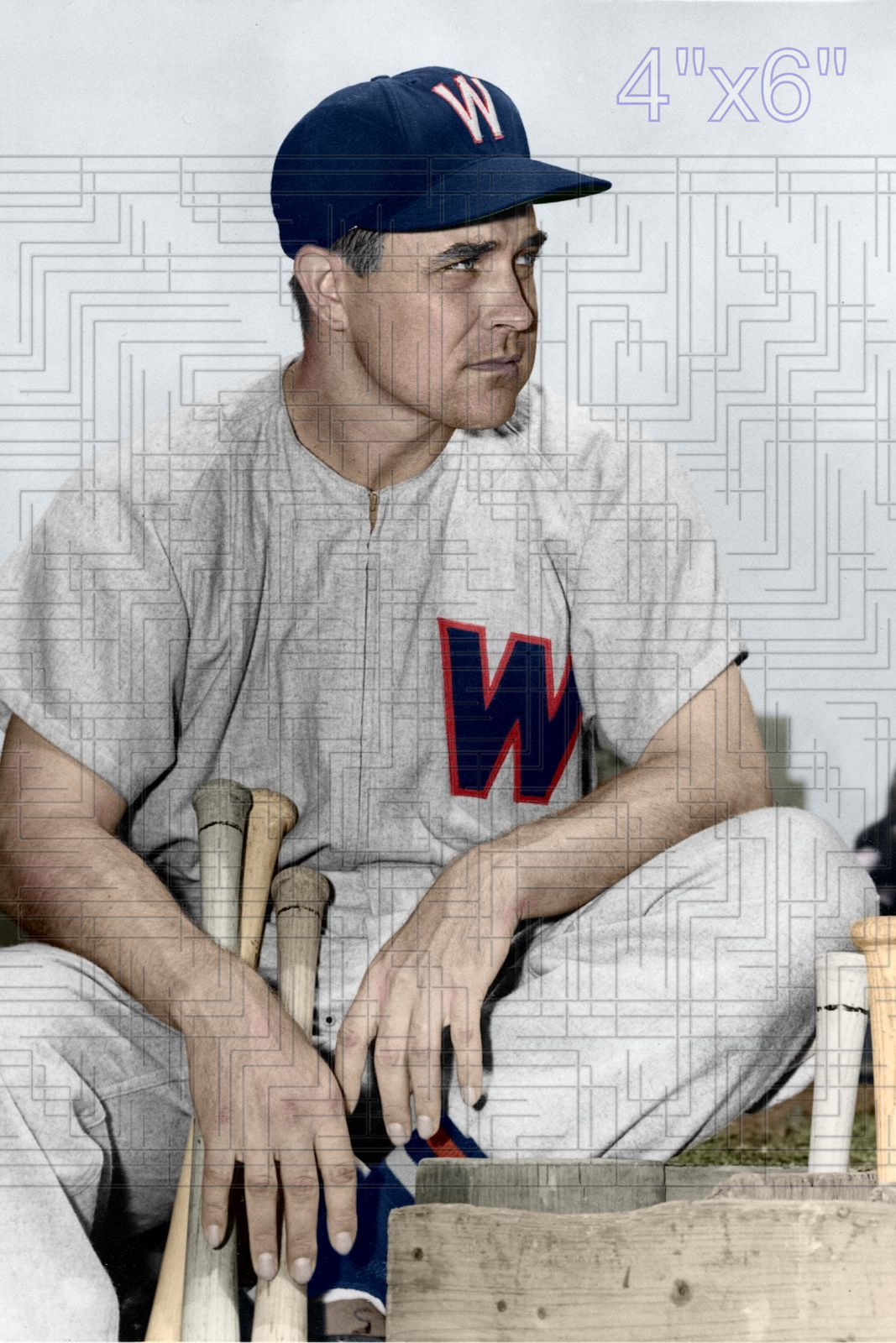 Eddie Robinson - 1950 Washington Senators - choose a size & style