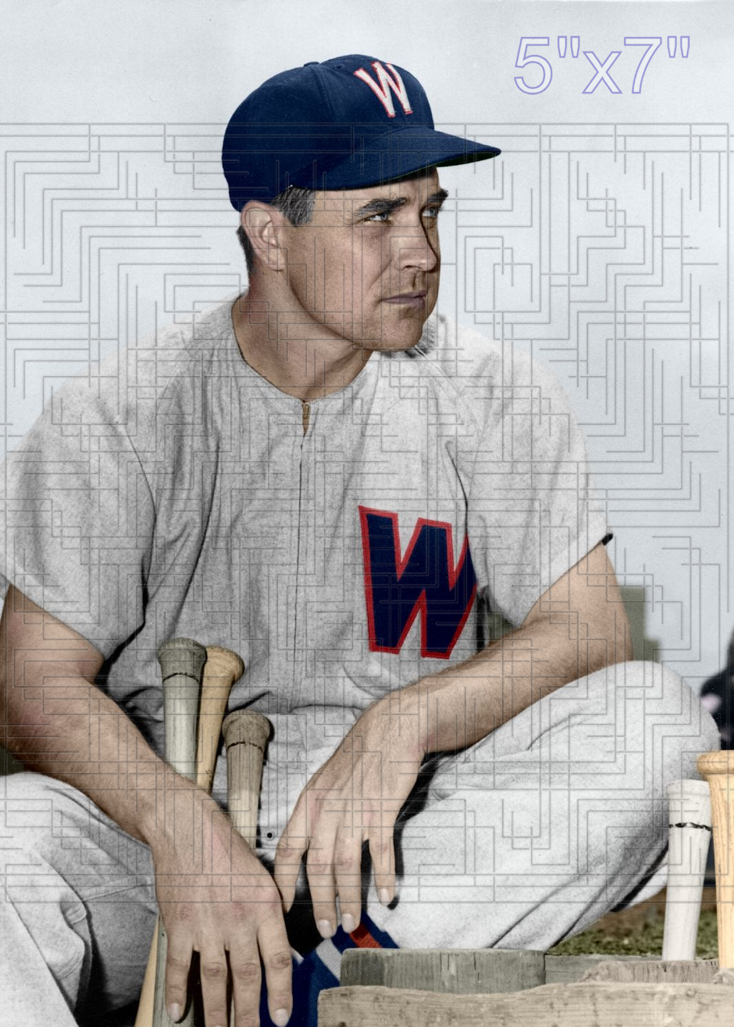 Eddie Robinson - 1950 Washington Senators - choose a size & style