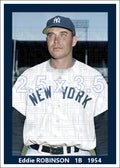 Eddie Robinson - 1954 New York Yankees - choose a size & style