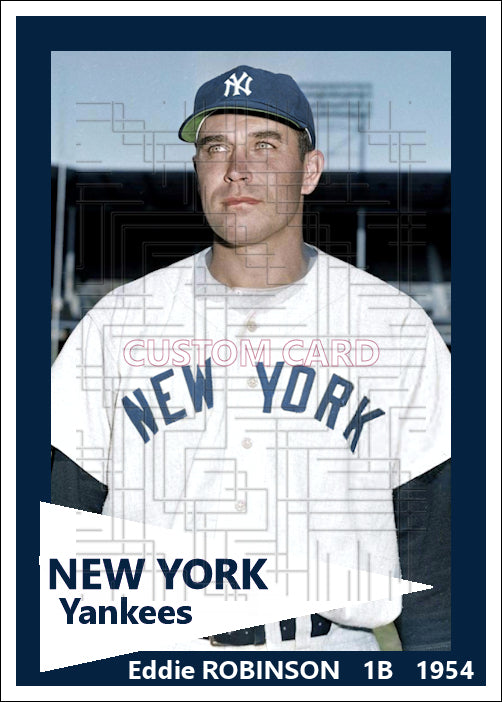 Eddie Robinson - 1954 New York Yankees - choose a size & style