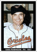 Eddie Robinson - 1957 Baltimore Orioles - choose a size & style