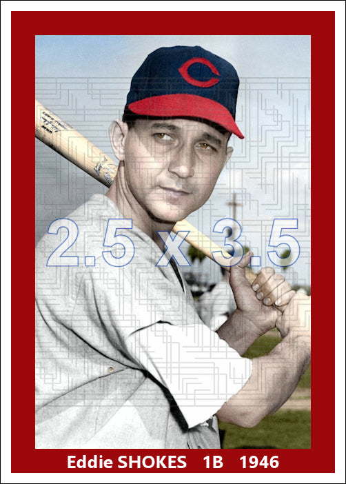 Eddie Shokes - 1946 Cincinnati Reds - choose a size & style