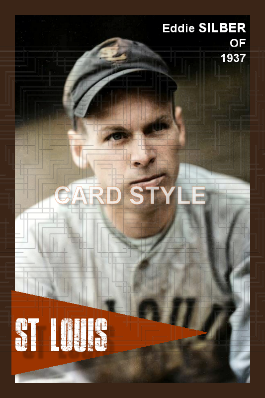 Eddie Silber - 1937 St. Louis Browns - choose a size & style