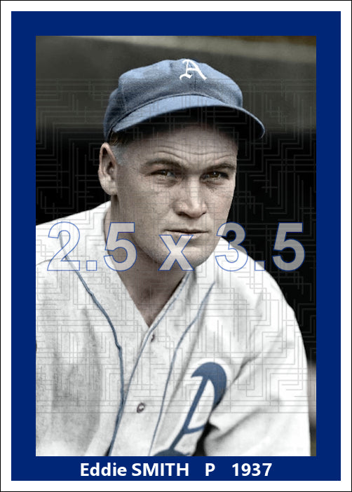 Eddie Smith - 1937 Philadelphia Athletics - choose a size & style