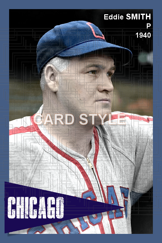 Eddie Smith - 1940 Chicago White Sox - choose a size & style