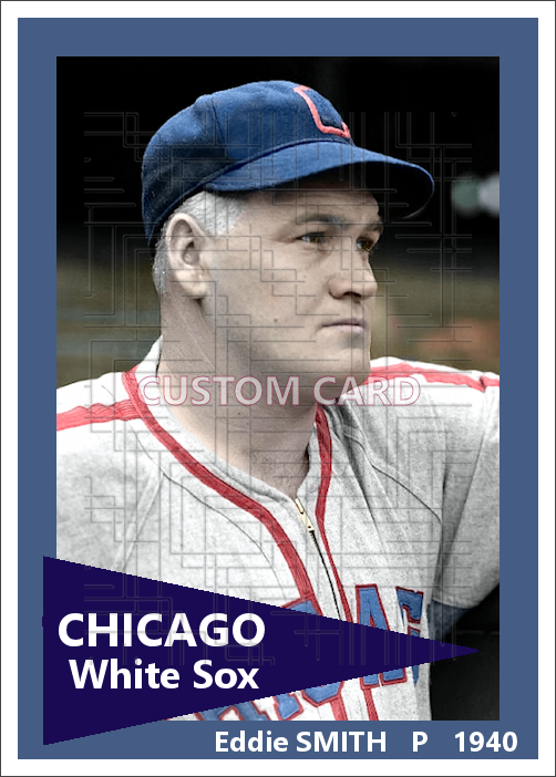 Eddie Smith - 1940 Chicago White Sox - choose a size & style