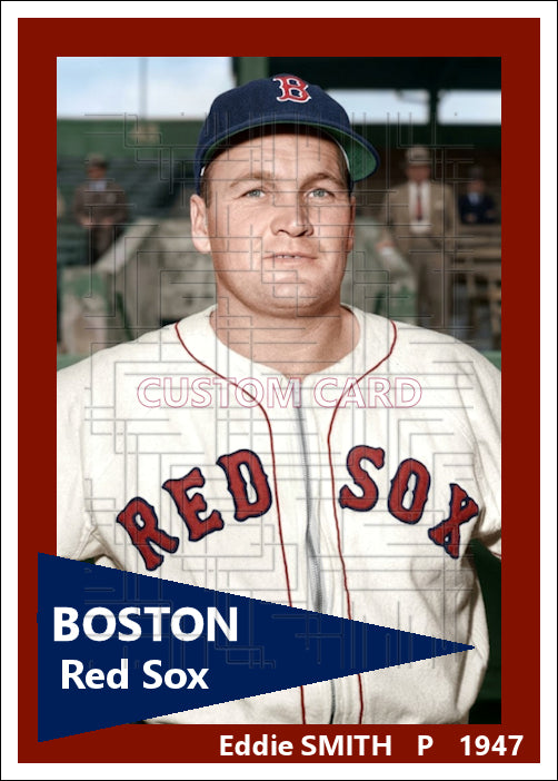 Eddie Smith - 1947 Boston Red Sox - choose a size & style