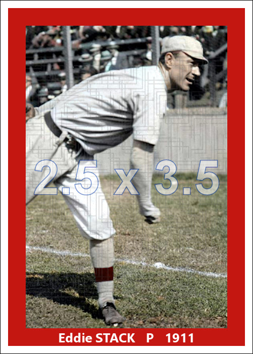 Eddie Stack - 1911 Philadelphia Phillies - choose a size & style