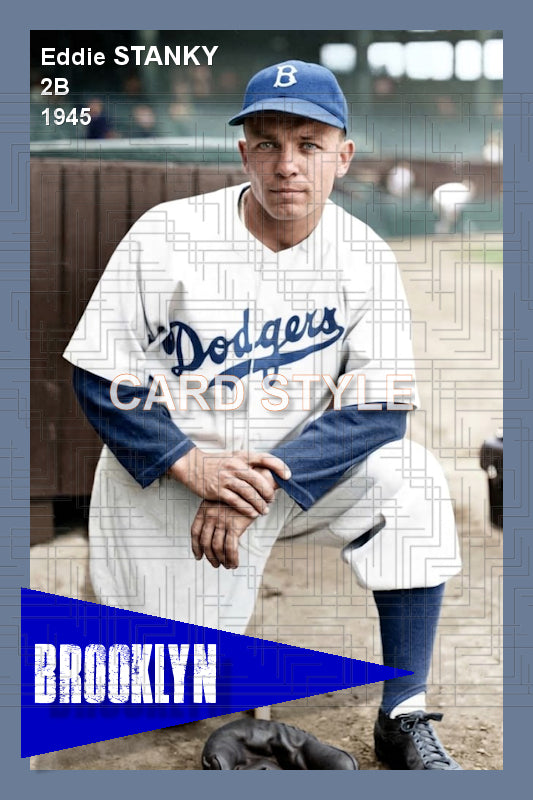 Eddie Stanky - 1945 Brooklyn Dodgers - choose a size & style