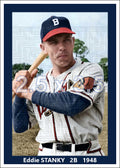 Eddie Stanky - 1948 Boston Braves - choose a size & style
