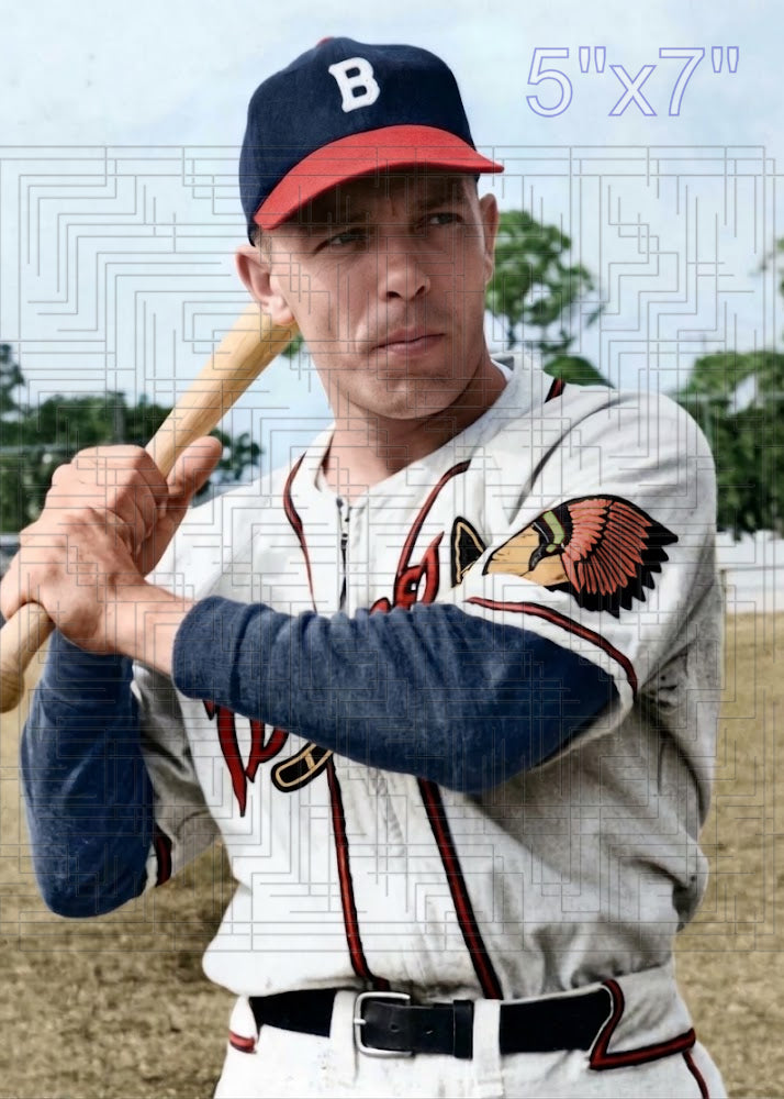 Eddie Stanky - 1948 Boston Braves - choose a size & style