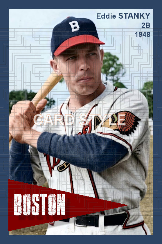 Eddie Stanky - 1948 Boston Braves - choose a size & style