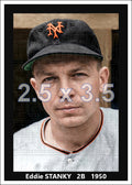 Eddie Stanky - 1950 New York Giants - choose a size & style