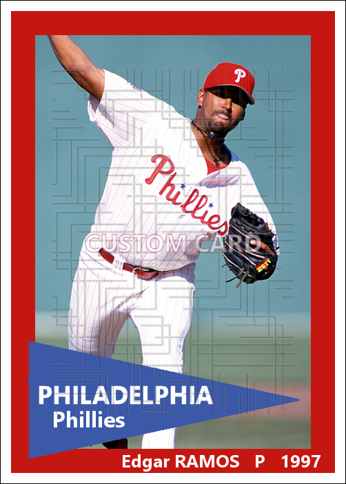 Edgar Ramos - 1997 Philadelphia Phillies - choose a size & style