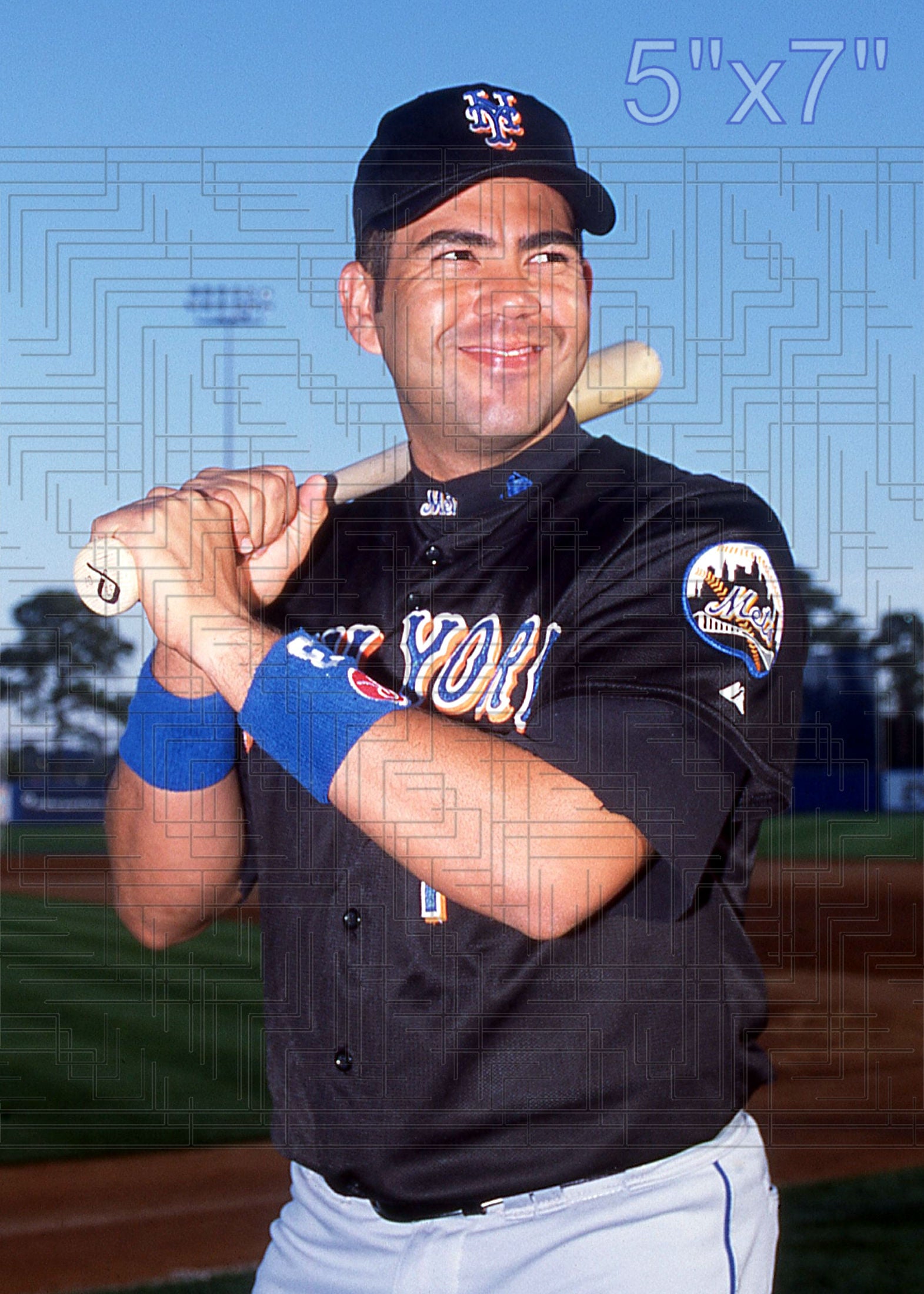 Edgardo Alfonzo - 2002 New York Mets - choose a size & style