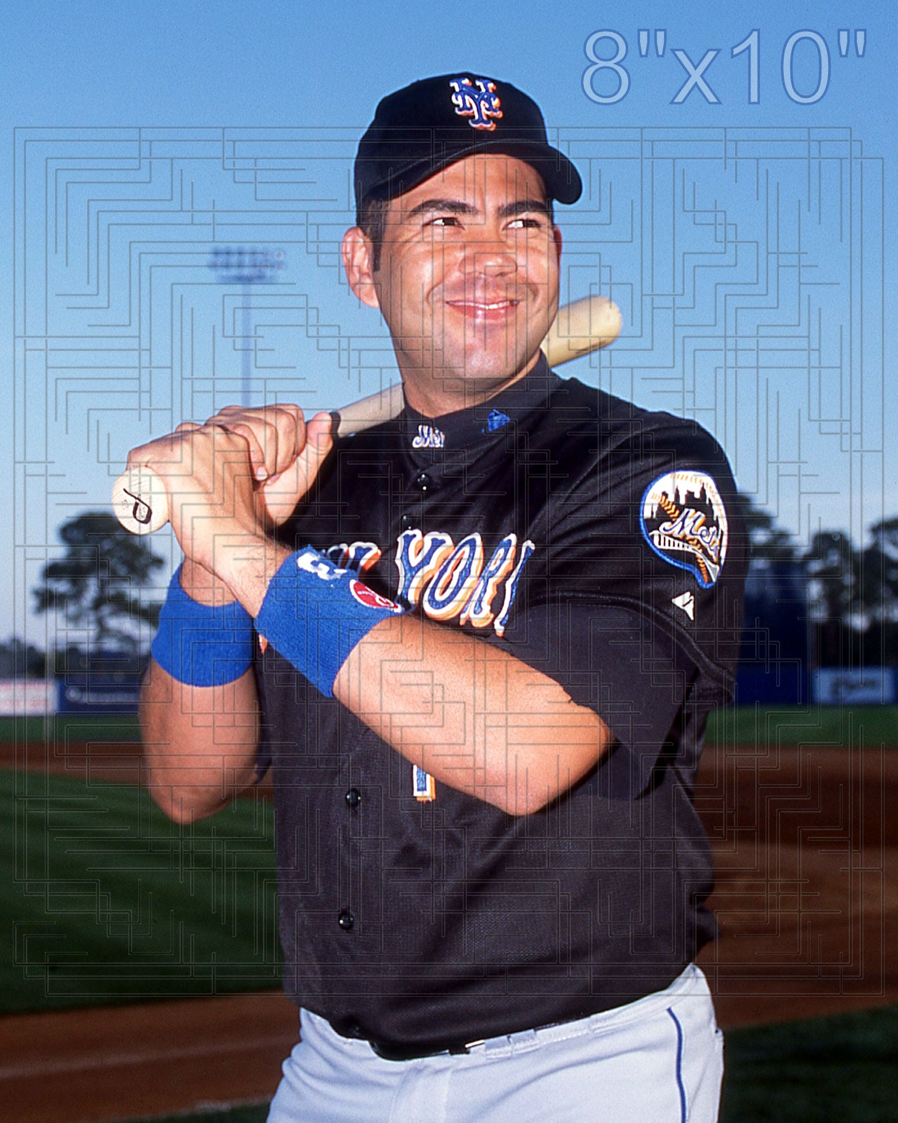 Edgardo Alfonzo - 2002 New York Mets - choose a size & style