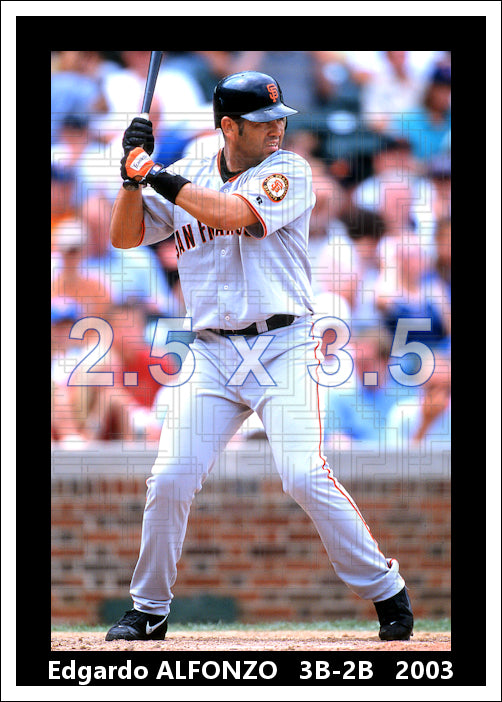 Edgardo Alfonzo - 2003 San Francisco Giants - choose a size & style