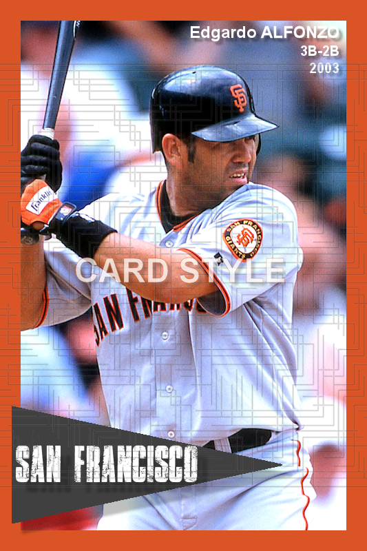 Edgardo Alfonzo - 2003 San Francisco Giants - choose a size & style