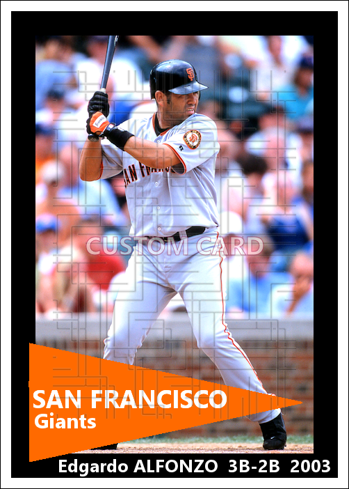 Edgardo Alfonzo - 2003 San Francisco Giants - choose a size & style