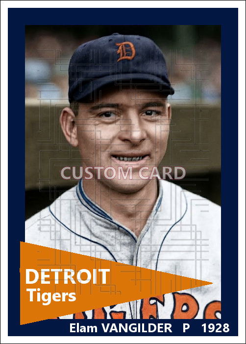 Elam Vangilder - 1928 Detroit Tigers - choose a size & style