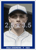 Elbert Andrews - 1925 Philadelphia Athletics - choose a size & style