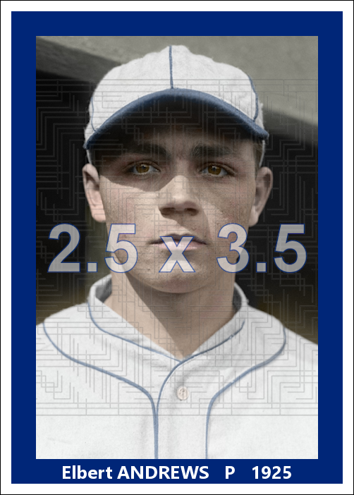 Elbert Andrews - 1925 Philadelphia Athletics - choose a size & style