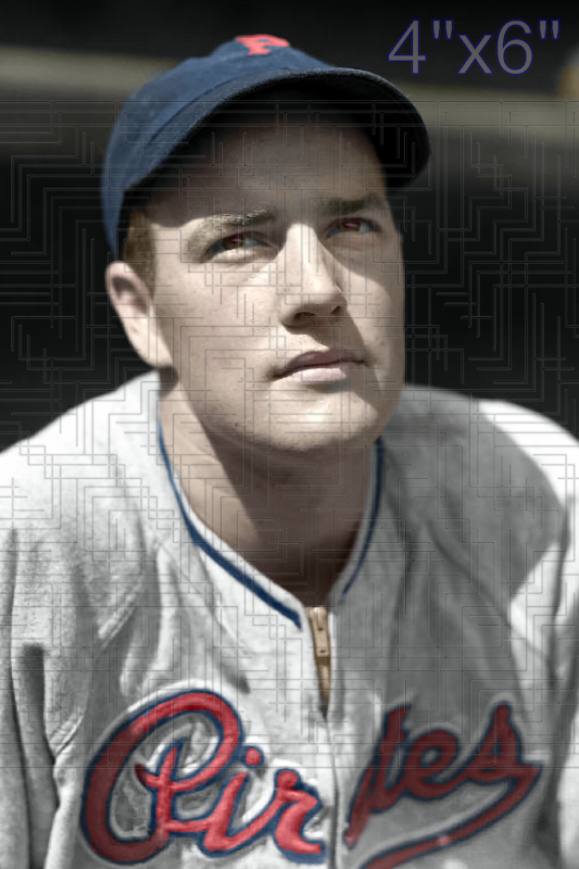 Elbie Fletcher - 1939 Pittsburgh Pirates - choose a size & style