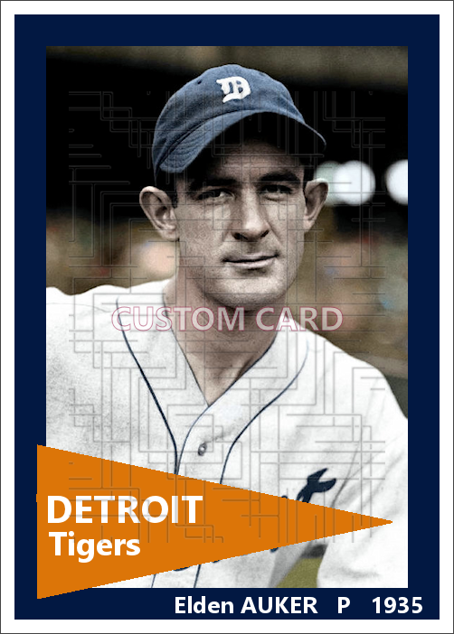 Elden Auker - 1935 Detroit Tigers - choose a size & style