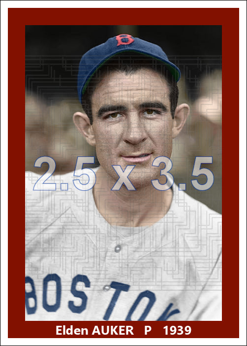 Elden Auker - 1939 Boston Red Sox - choose a size & style