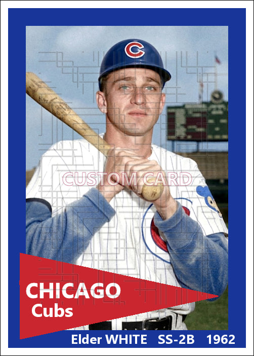 Elder White - 1962 Chicago Cubs - choose a size & style