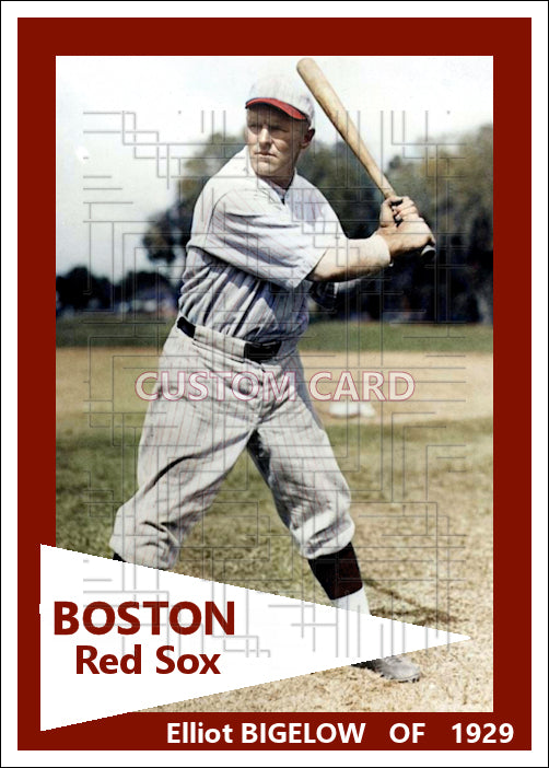 Elliot Bigelow - 1929 Boston Red Sox - choose a size & style