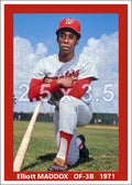Elliott Maddox - 1971 Washington Senators - choose a size & style