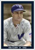 Ellis Clary - 1942 Washington Senators - choose a size & style