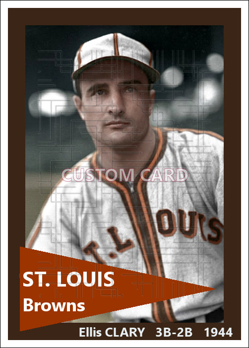 Ellis Clary - 1944 St. Louis Browns - choose a size & style