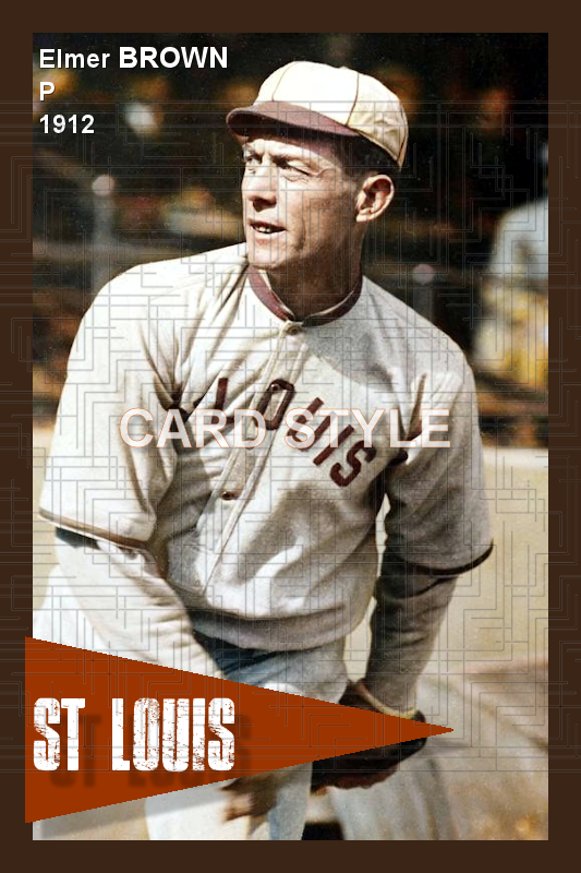 Elmer Brown - 1912 St. Louis Browns - choose a size & style