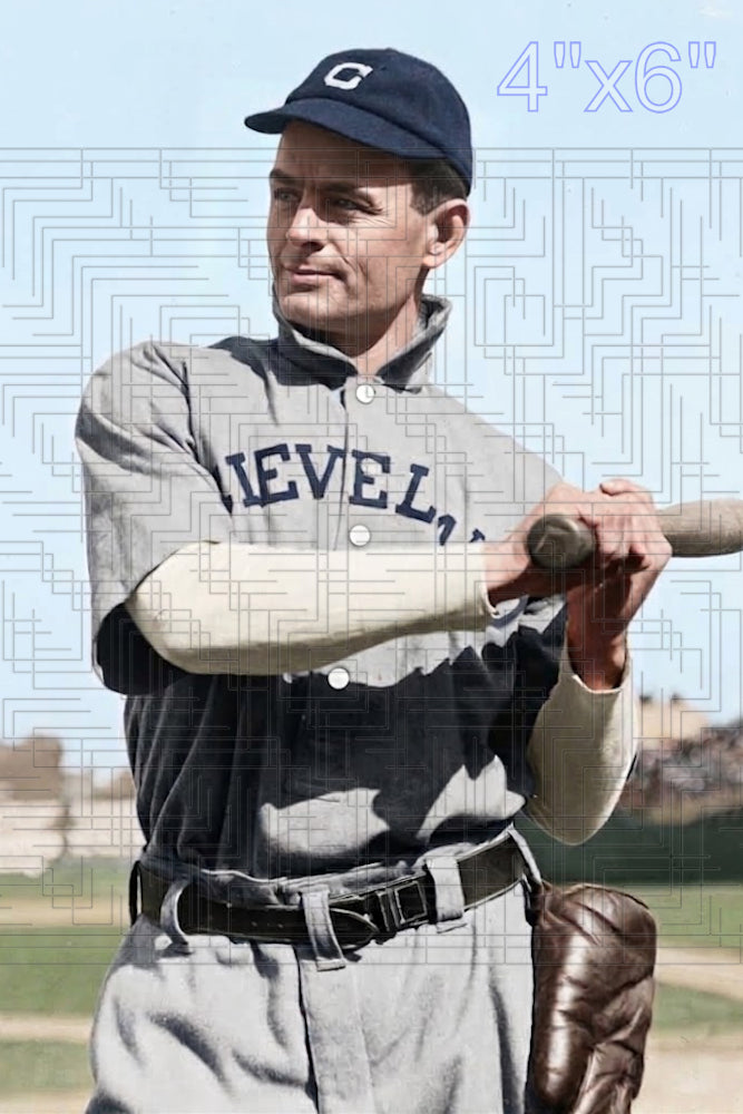 Elmer Flick - 1910 Cleveland Naps - choose a size & style