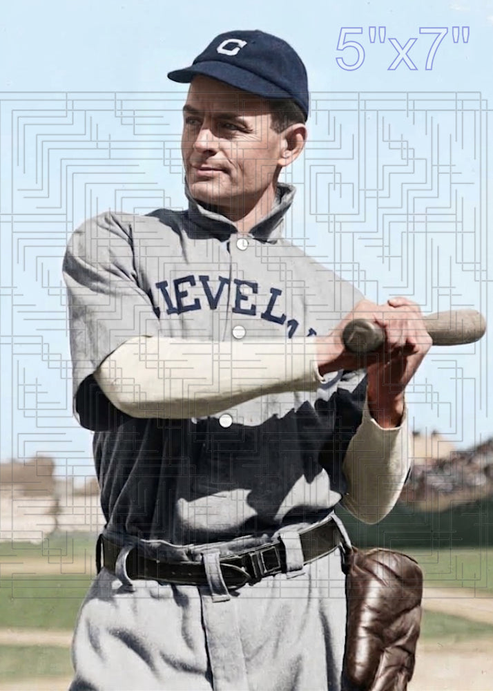 Elmer Flick - 1910 Cleveland Naps - choose a size & style