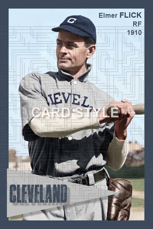Elmer Flick - 1910 Cleveland Naps - choose a size & style