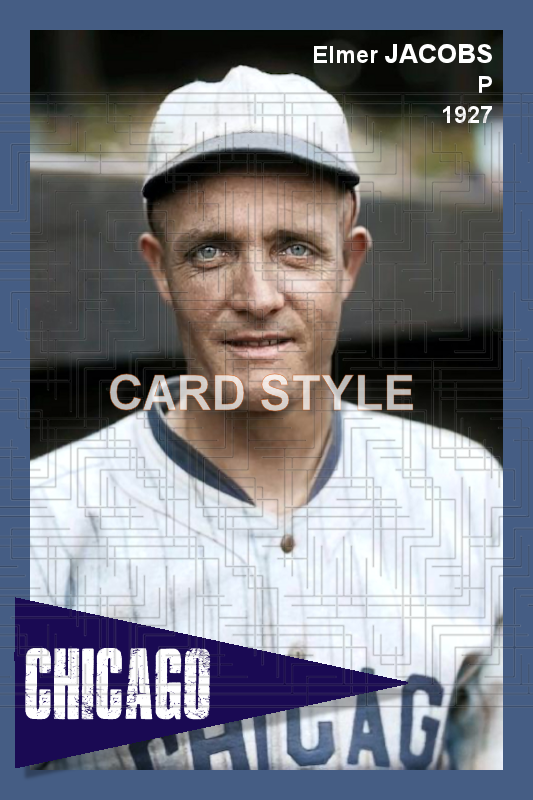 Elmer Jacobs - 1927 Chicago White Sox - choose a size & style