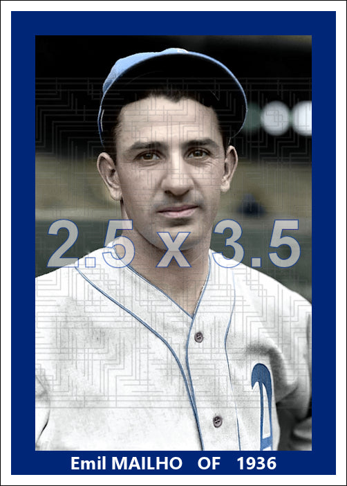 Emil Mailho - 1936 Philadelphia Athletics - choose a size & style