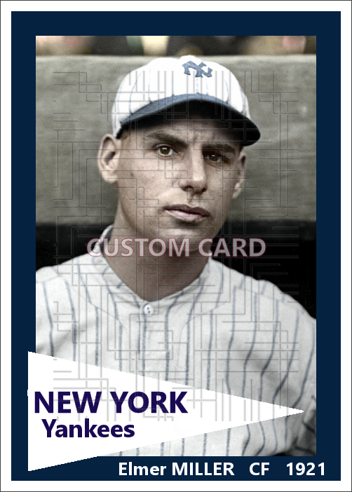 Elmer Miller - 1921 New York Yankees - choose a size & style