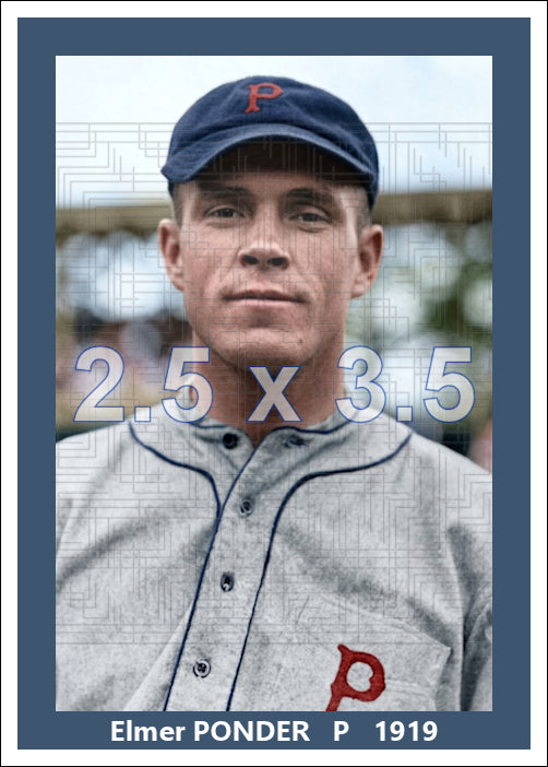 Elmer Ponder - 1919 Pittsburgh Pirates - choose a size & style