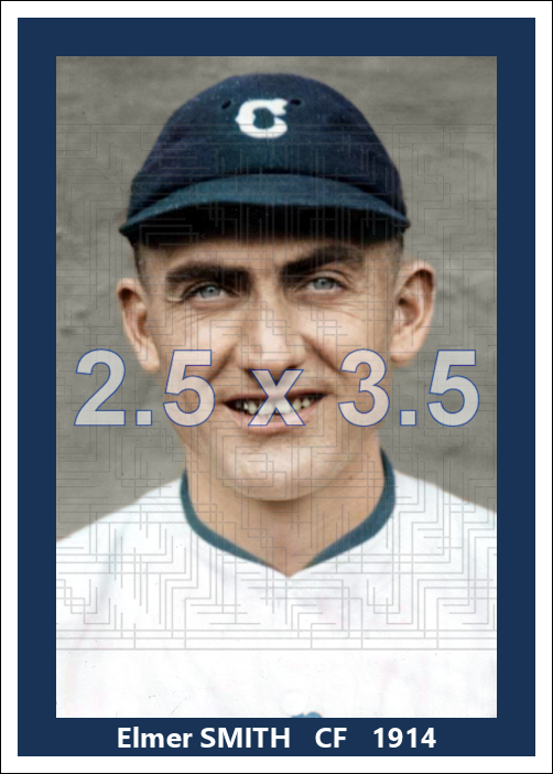 Elmer Smith- 1914 Cleveland Naps - choose a size & style
