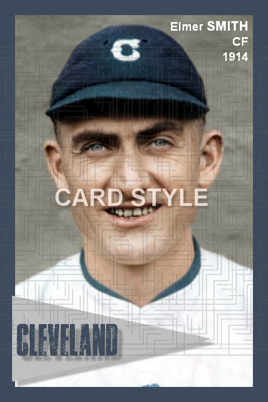 Elmer Smith- 1914 Cleveland Naps - choose a size & style