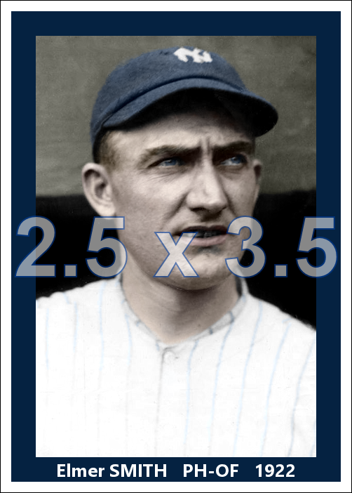 Elmer Smith - 1922 New York Yankees - choose a size & style