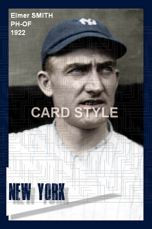 Elmer Smith - 1922 New York Yankees - choose a size & style
