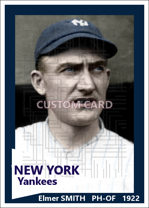 Elmer Smith - 1922 New York Yankees - choose a size & style