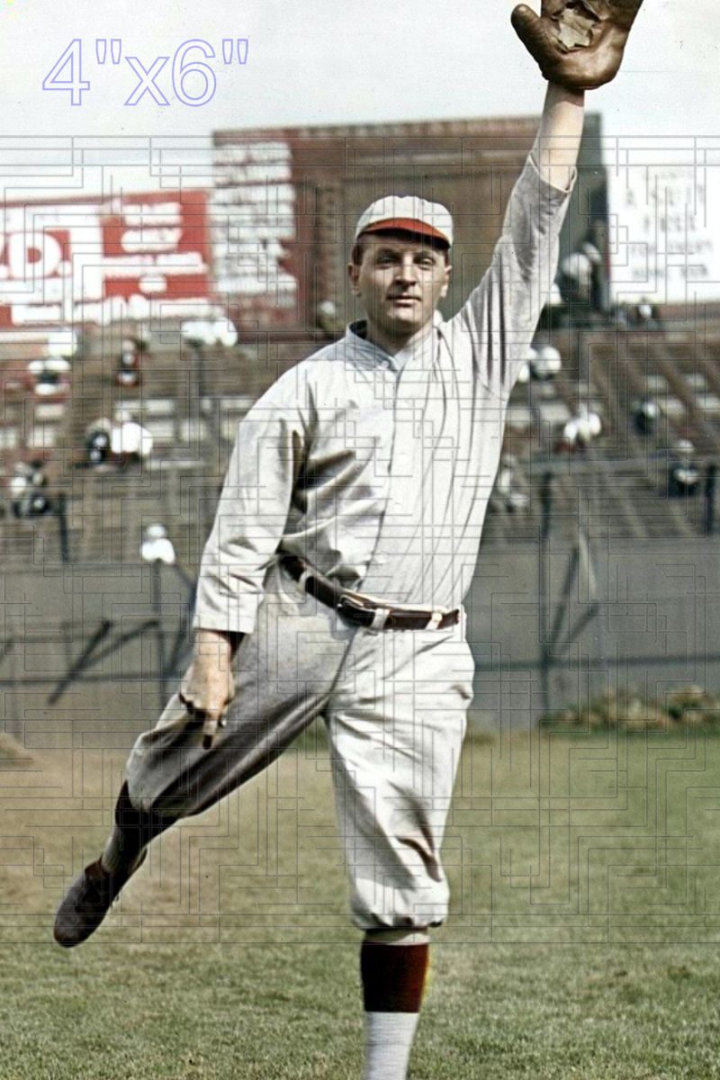 Elmer Zacher - 1910 St. Louis Cardinals - choose a size & style
